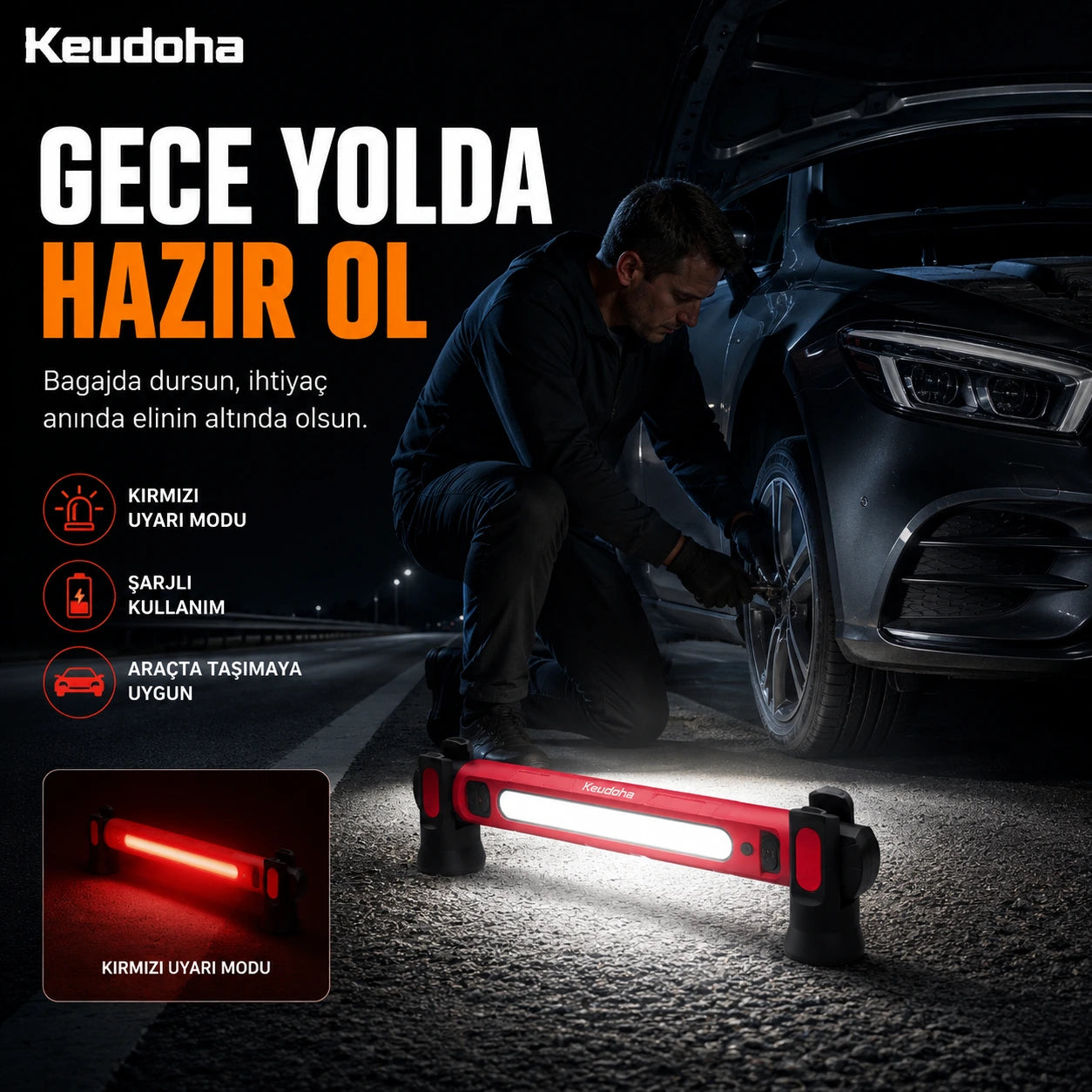 Keudoha Pro Araç & Garaj Işığı