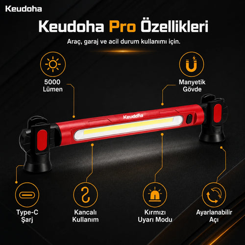 Keudoha Pro Araç & Garaj Işığı