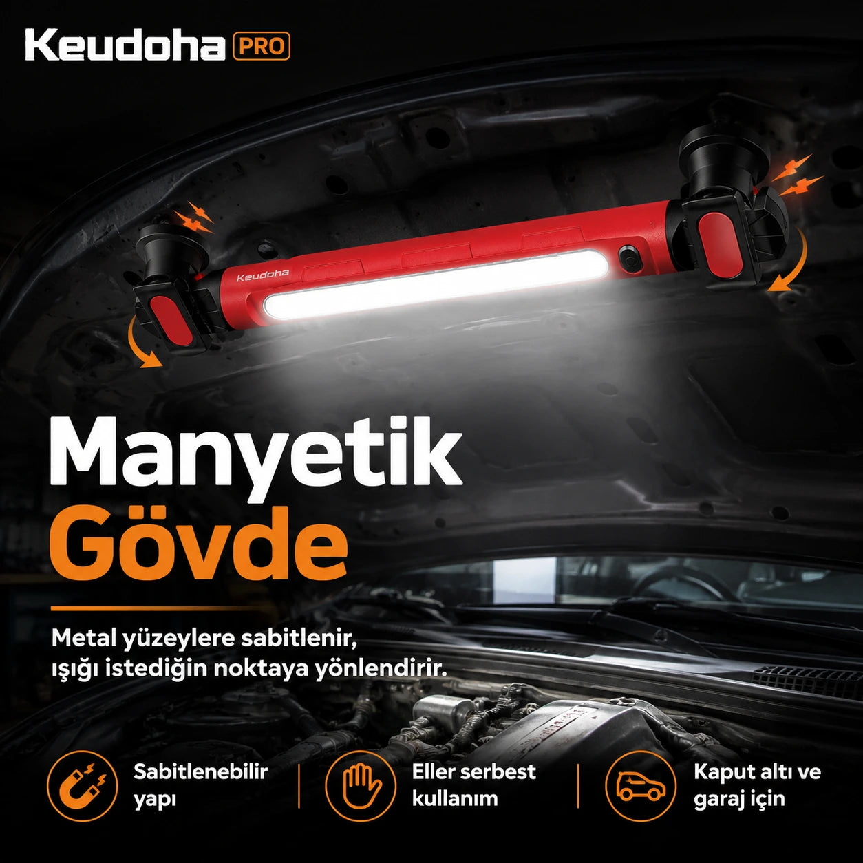 Keudoha Pro Araç & Garaj Işığı
