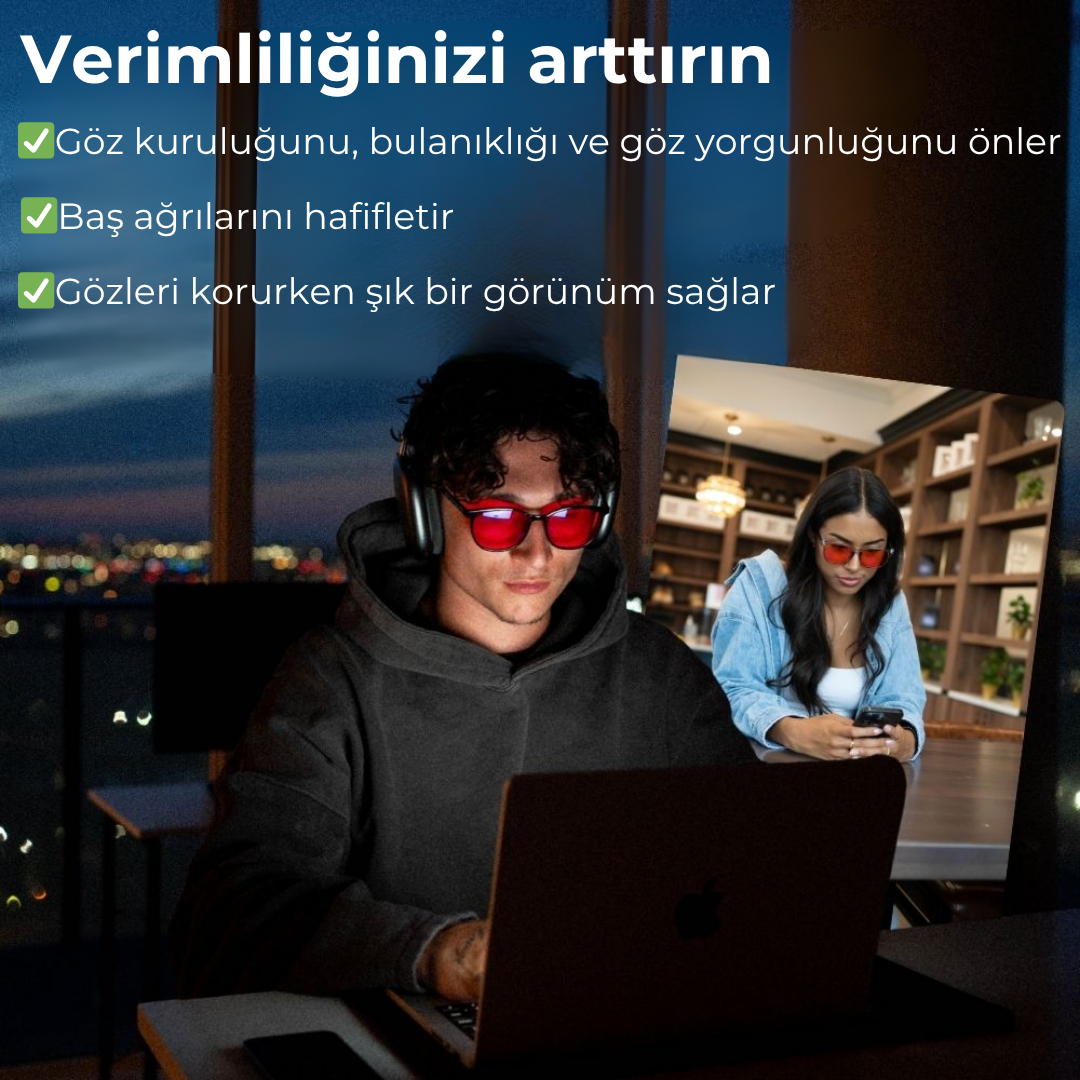 Keudoha™ | Mavi Işık Koruma Unisex Gözlük